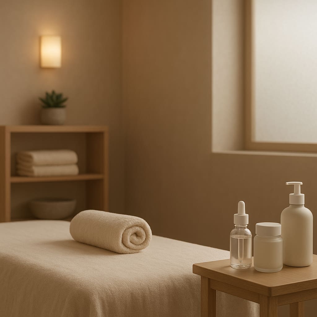 Raum für kosmetische Gesichtsbehandlungen